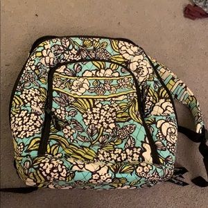 Island cotton Vera Bradley padded laptop backpack